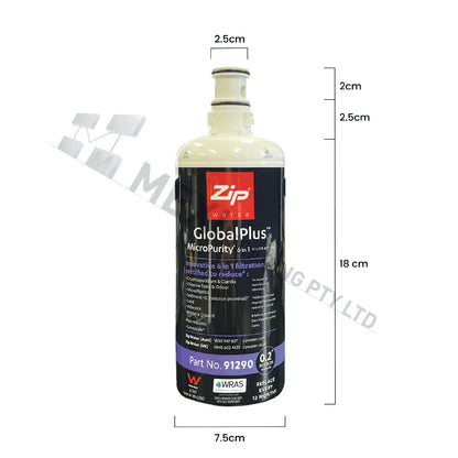 Zip 91290 GlobalPlus 0.2-Micron Filter Cartridge Genuine Zip Filter