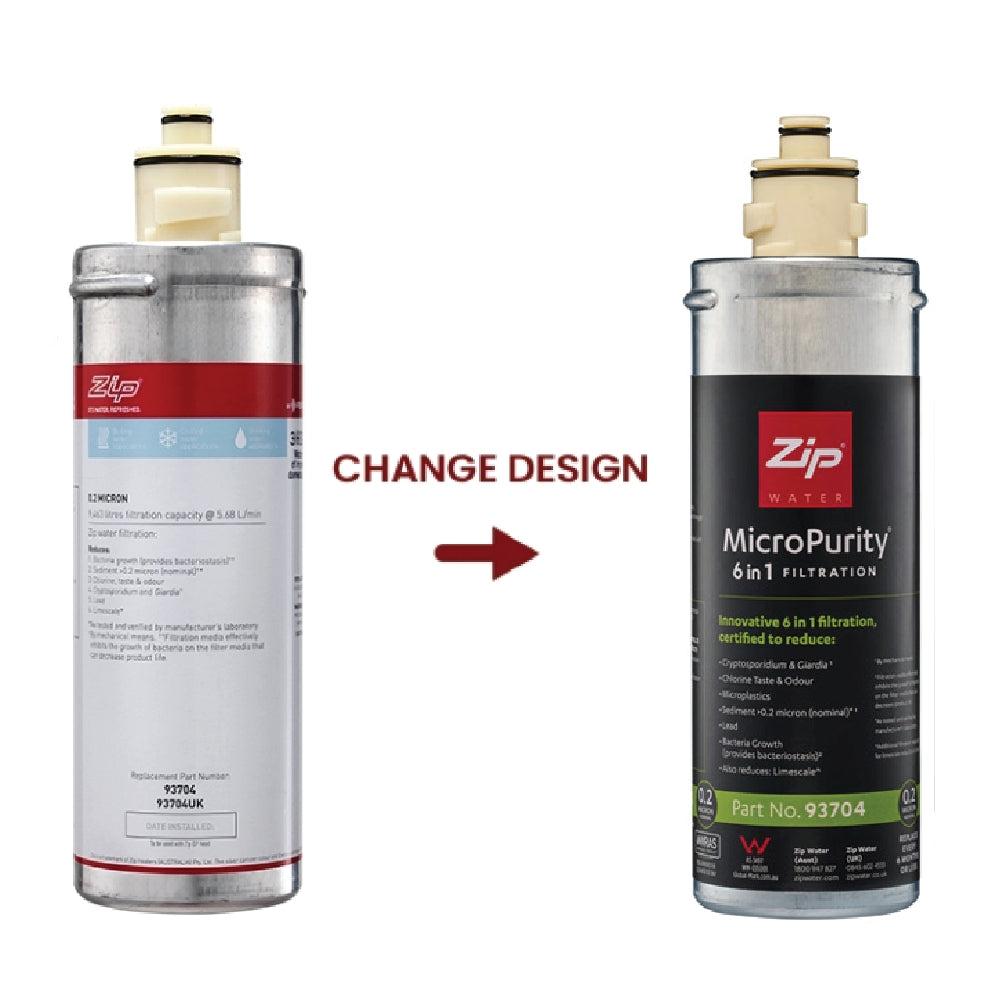 Zip 93704 Genuine MicroPurity Water Filter Cartridge 0.2 Micron