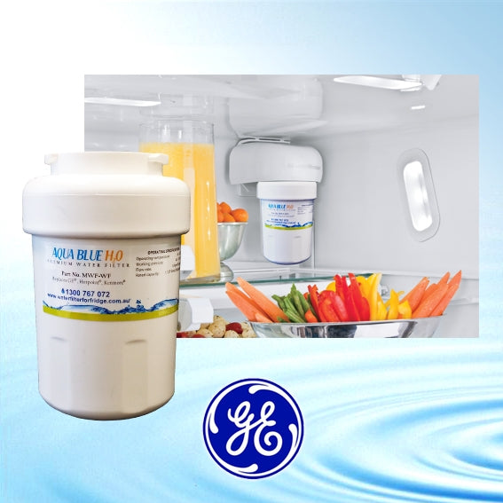 3x GE MWF MWFP SmartWater  Internal Fridge Water Filter by  Aqua  Blue H20 