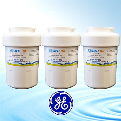 3x GE MWF MWFP SmartWater  Internal Fridge Water Filter by  Aqua  Blue H20 