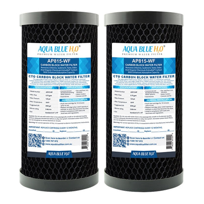 Whole House Water Filter System Carbon Block 10"x4.5" Replacement Filter