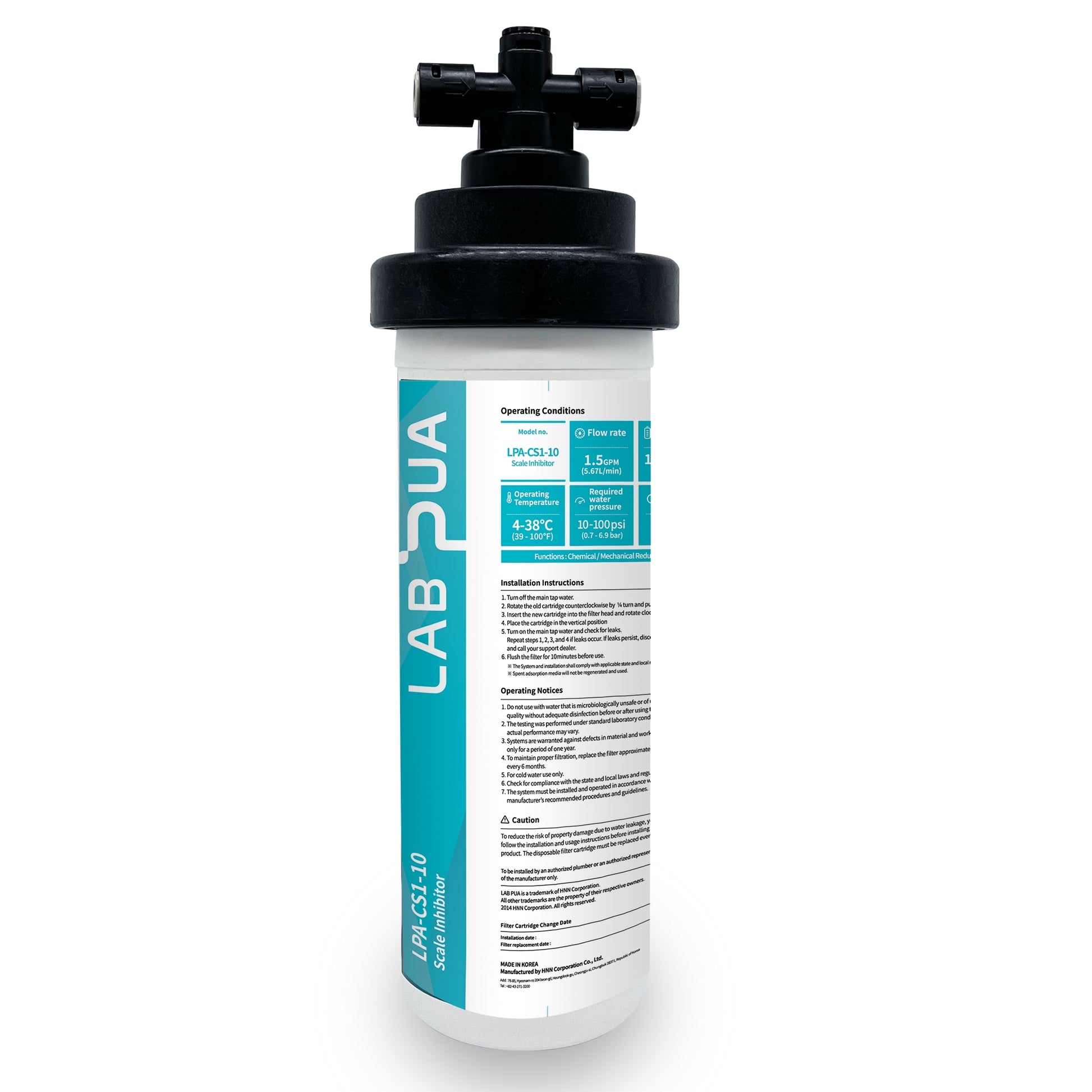 QC6533P Upgrade Kit - Lab Pua LPA-CS1-10 1 Micron 1.5GPM 50,000 Liters