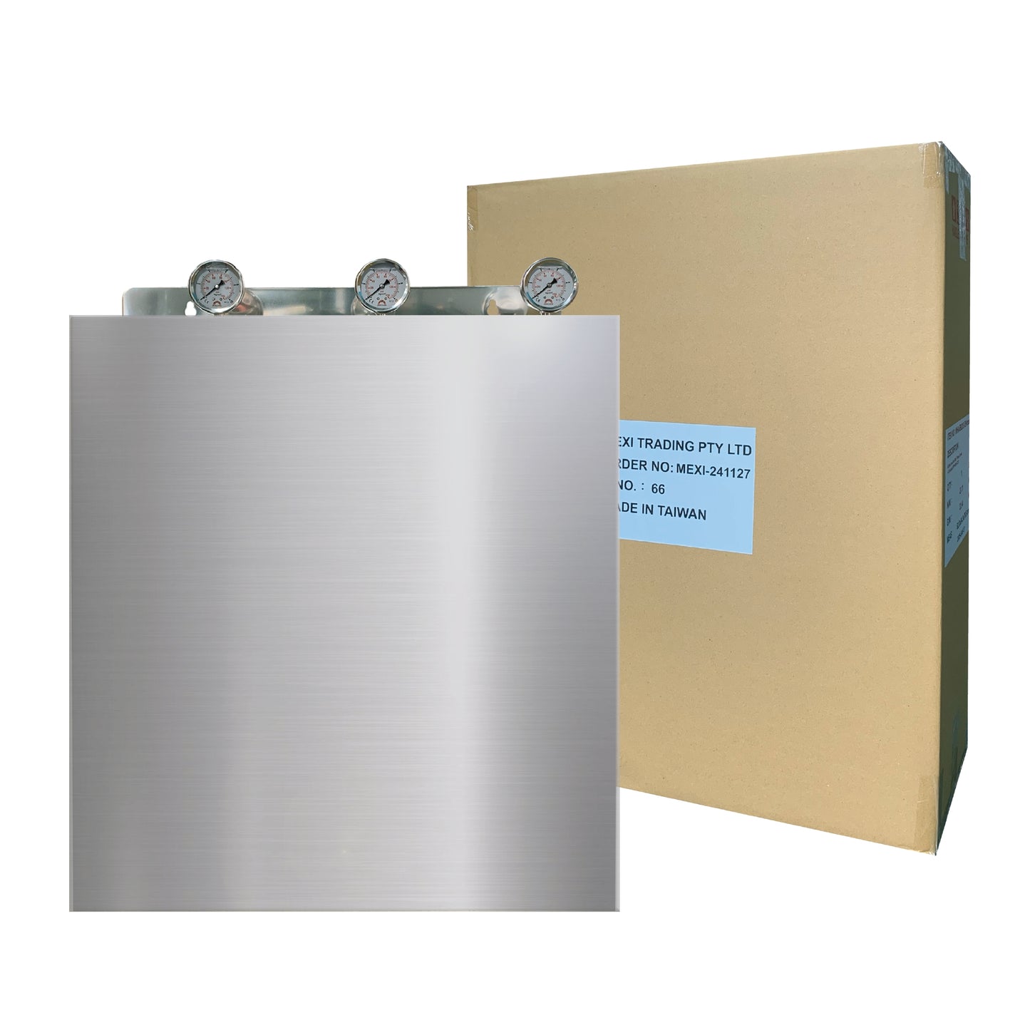 Wholehouse water system High Performance Triple Stage with Stainless Steel cover