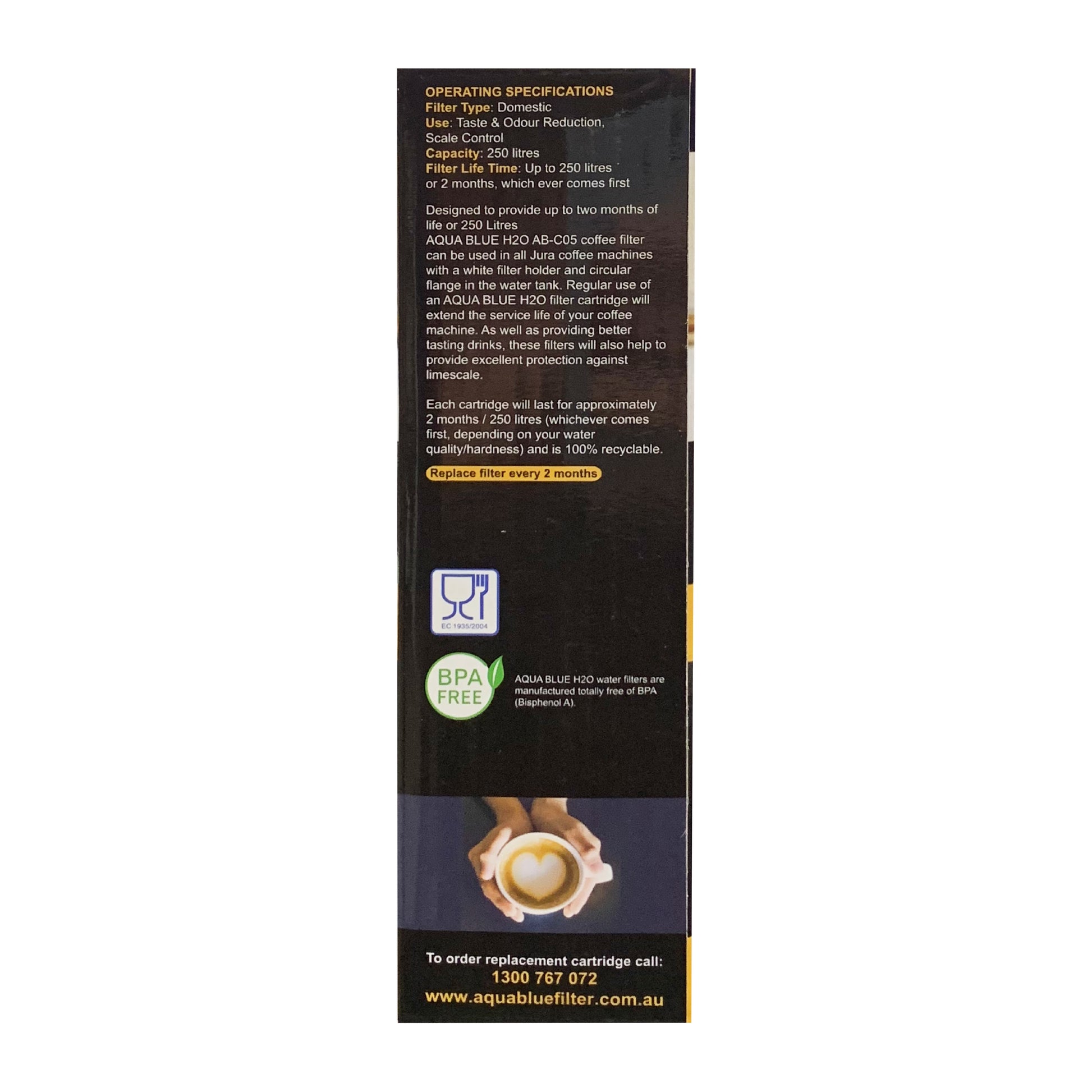 Compatible Coffee Machine Water Filter Replacement for Krups Claris F088