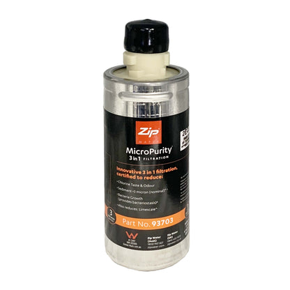 Zip 93703 Genuine MicroPurity Water Filter Cartridge with Zip 91295 Sparkling Replacement Cartridge