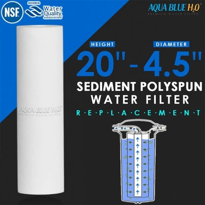 20" Big Blue Triple Whole House Water System with UV Guard UVG SLT30 Systemm
