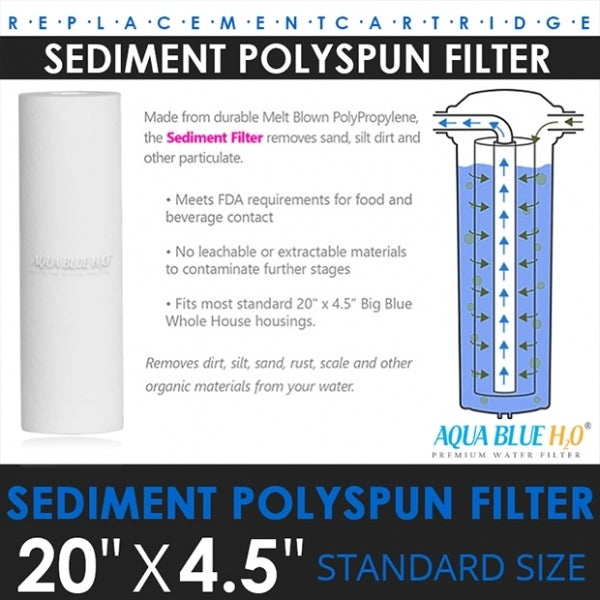 20" Big Blue Triple Whole House Water System with UV Guard UVG SLT30 Systemm