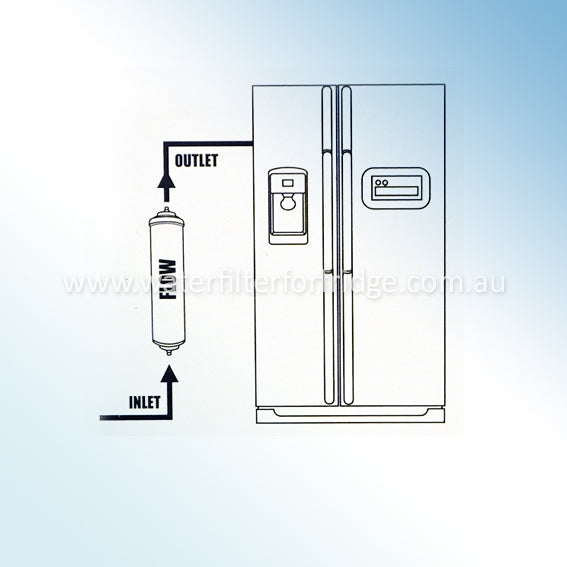 DA29-10105J, WSF100, EF9603 Samsung External Water Filter COMPATIBLE (DA2010CB)