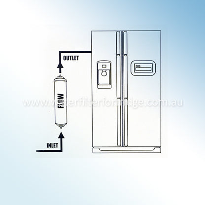 DA29-10105J, WSF100, EF9603 Samsung External Water Filter COMPATIBLE (DA2010CB)