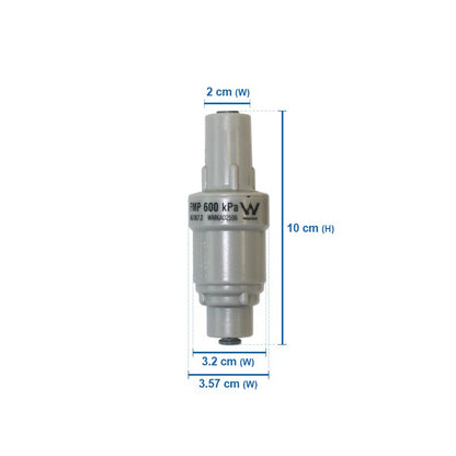 FMP600, 600kPa 1/4" Genuine APEX Filtamate Pressure Limiting Valve