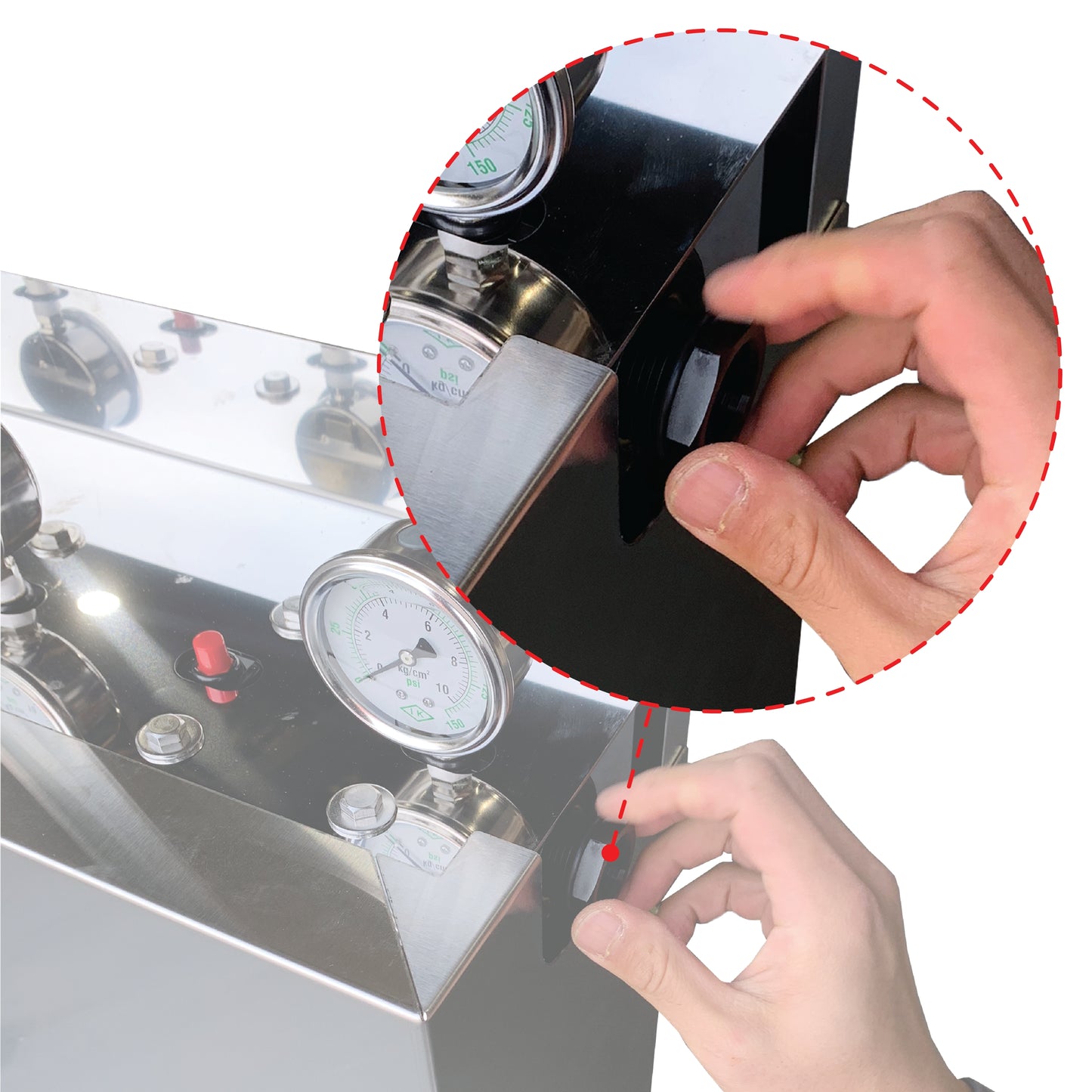 Wholehouse water system High Performance Triple Stage with Stainless Steel cover