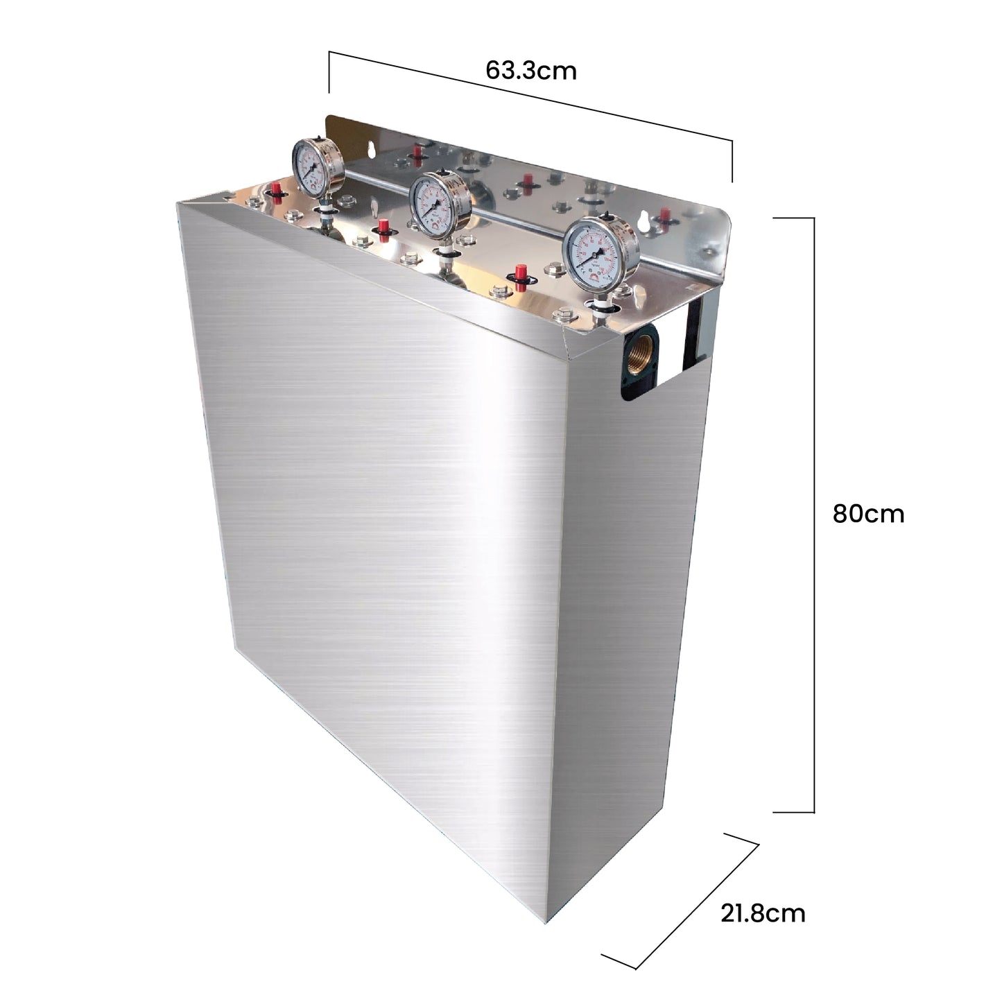 Wholehouse water system High Performance Triple Stage with Stainless Steel cover