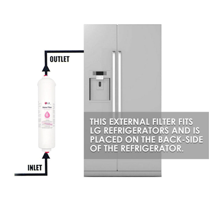 ADQ73693903 LG External Water Filter Replacement Cartridge
