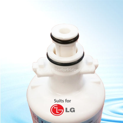 2x LG LT700P / ADQ36006101 Fridge Water Filters by Aqua Blue H20
