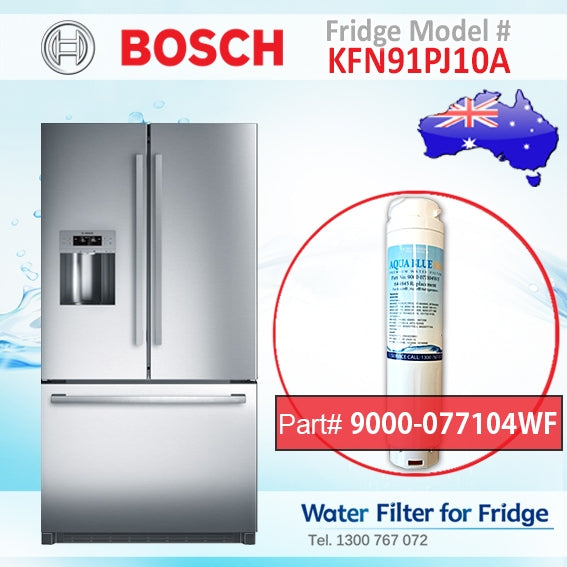 2x 644845/ 740560 9000-077104 UltraClarity Fridge Filter for Bosch Replacement  by Aqua Blue H2O