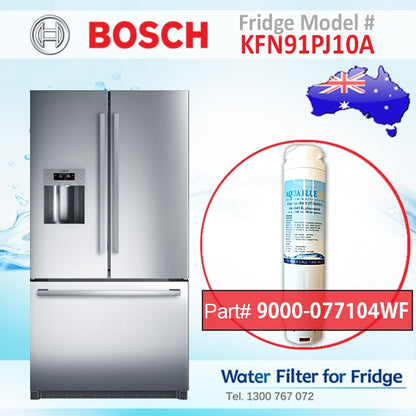 2x 644845/ 740560 9000-077104 UltraClarity Fridge Filter for Bosch Replacement  by Aqua Blue H2O