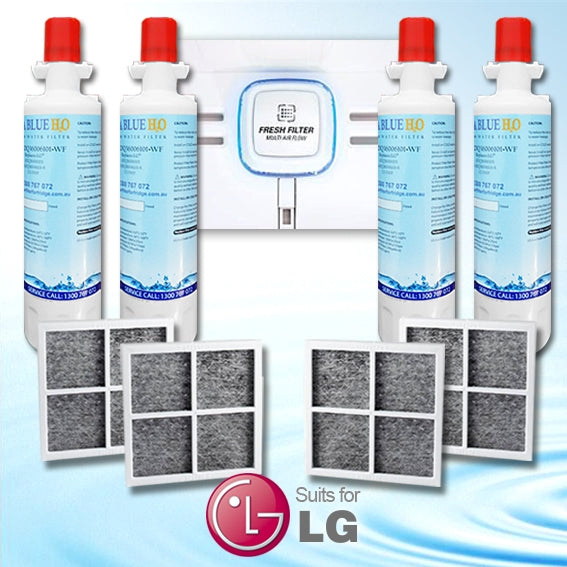 4X LG replacement filter  ADQ36006101 with 4X  Air filter ADQ73214404 Generic