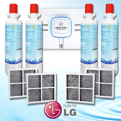 4X LG replacement filter  ADQ36006101 with 4X  Air filter ADQ73214404 Generic