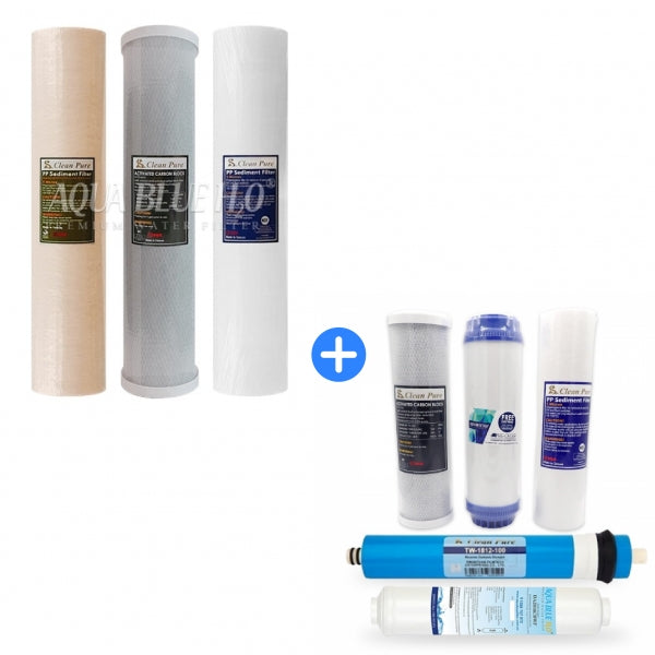 Whole house water system with cover and RO purification system